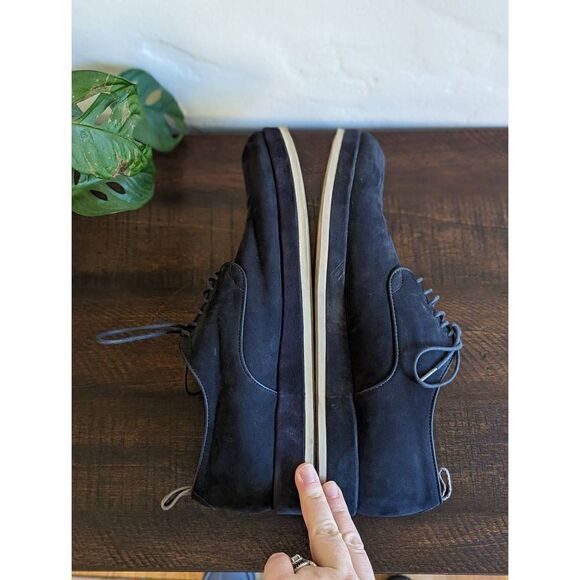 John Varvatos Star USA Navy Blue Suede Derby Oxford Shoes - Size 9.5 main image 9